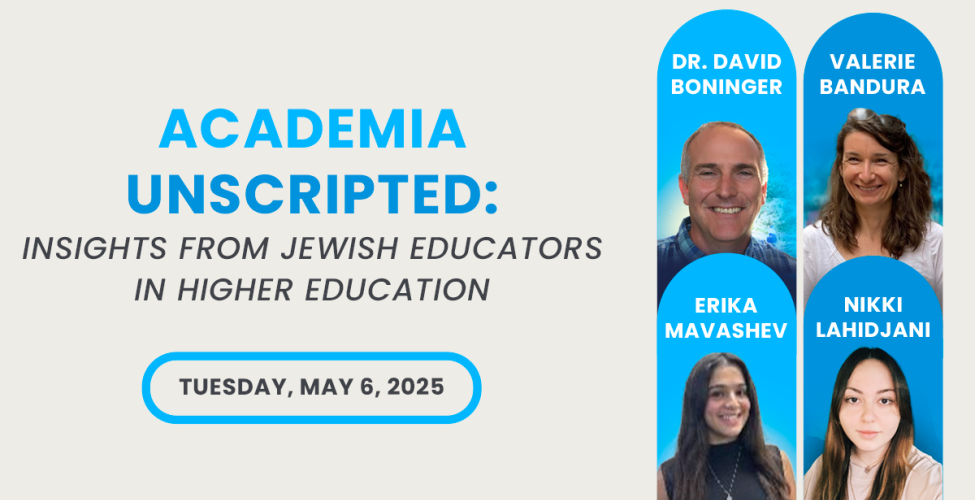 Academia Unscripted: Insights from Jewish Educators in Higher Education