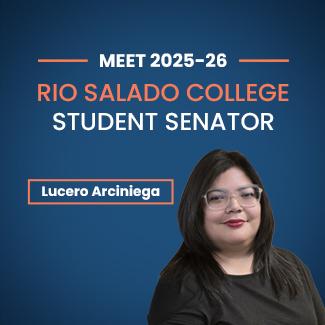 Student Senator Lucero Arciniega
