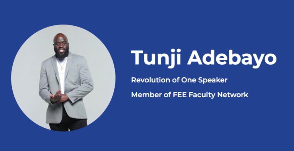 Tunji Adebayo Revolution of One Speaker