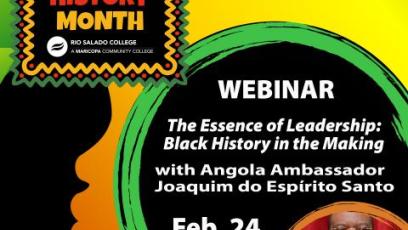 Register for Essence of Leadership Black History Month Webinar with Angola Ambassador, Feb. 24