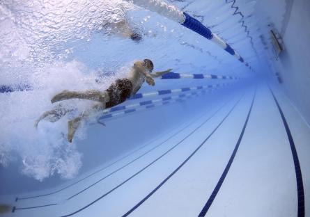 Swimming in a pool