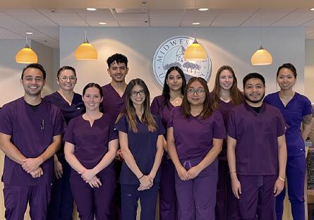 group photo of dental hygiene students