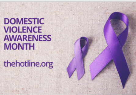 Domestic Violence Awareness (purple ribbons)