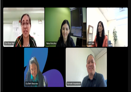 Voices of Leadership panelists talk online
