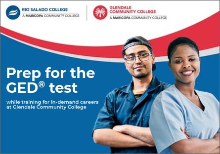 Prep for the GED test while training for in-demand careers at Glendale Community College