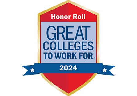 Great Coleges to Work For 2024 Honor Roll logo