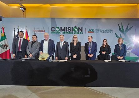 Members of Arizona-Mexico Commission (AMC) and Comisión Sonora Estados Unidos (CSEU) attending the 65th Annual Plenary Meeting