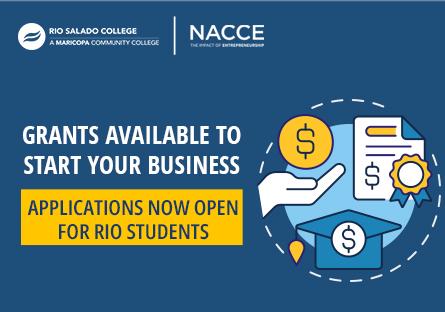 Grants available to start your business. Rio students can apply now.