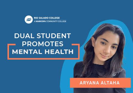 Dual Student promotes Mental Health Aryana Altaha