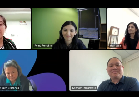 Voices of Leadership panelists talk online