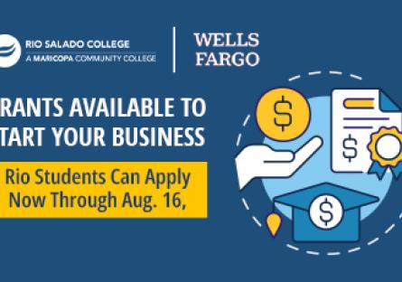 Grants available to start your business. Rio students can apply now through August 16, 2024