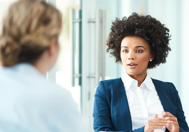 Women in meeting room