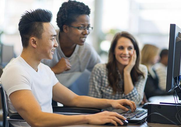 college computer classroom